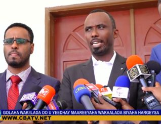 Golaha Wakiilada Oo U Yeedhay Maareeyaha Wakaaladda Biyaha Hargeysa.
