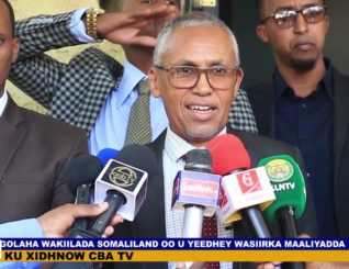 Golaha Wakiilada Oo U Yeedhay Wasiirka Maaliyada Somaliland.