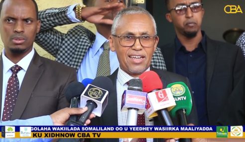 Golaha Wakiilada Oo U Yeedhay Wasiirka Maaliyada Somaliland.