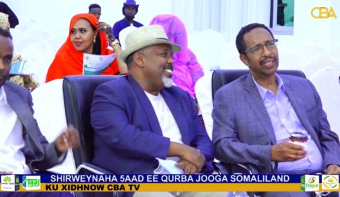 ”Waxa la gaadhey waqtigii waasaradda Arimaha dibada iyo qurba jooga somaliland…….”shirwac