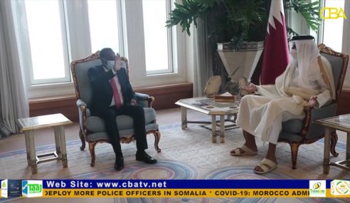 Somalia PM holds talks Qatari counterpart