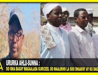 Ururka Ahlu-sunna oo iska baxay Magaalada Guriceel oo maalmihii la soo dhaafay ay ku dagaalamayeen