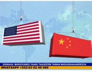 Shiinaha oo uga digay Maraykanka in uu taageero madaxbanaanida ay Taiwan raadinayso.