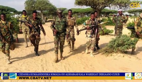 Ciidanka Kumandooska soomaalia ee danab oo degaano Cusub kala wareegay Alshabaab.