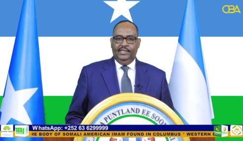 Puntland State leader says he is ready for non-military, peaceful solutions to conflict in Bosaso