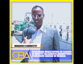 Agaasimaha madaxtooyada oo walaac ka muujiyay in bulshadu caqabad ku noqdaan baladhinta wadooyinka.