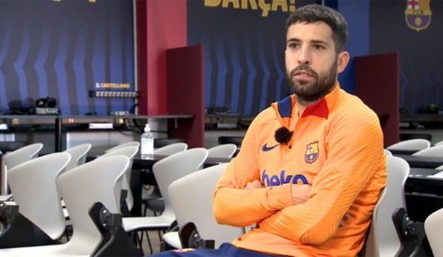 “Ujeedka Barcelona Waa Inaan Ku Badino Bernabeu Kaddibna….” – Jordi Alba Oo Banaanka Keenay Hammiga Barca Ee Clasico