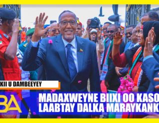 Aragtida shacabka Hargeysa ee saaka iyo soo dhawaynta Madaxweynaha Somaliland.