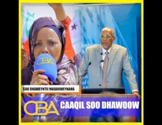 Buraanbur lagu soo dhaweeyey Madaxweynaha Somaliland.