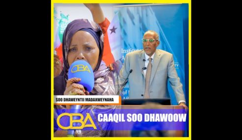 Buraanbur lagu soo dhaweeyey Madaxweynaha Somaliland.