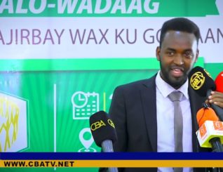 Eng Cabdisalaan Basbaas iyo Kelmaddihii oo ka yidhi Shirka Talo-wadaag.