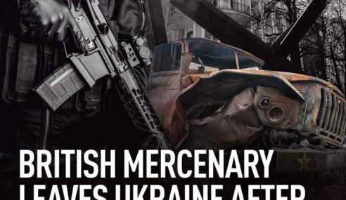 British mercenary leaves Ukraine after 9 Hours.