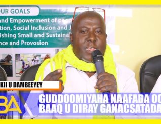 Guddoomiyaha Ururka Naafadda oo baaq codsi ah u diray muxsiniinta iyo ganacsatada Somaliland.