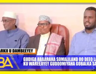 Gudiga Abaaraha Somaliland oo Deeq Lacageed ku Wareejiyey Gudoomiyaha Gobalka Sanaag