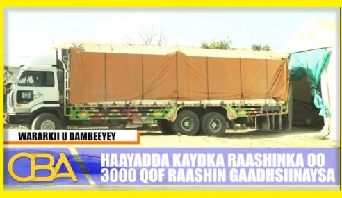 Haayadda Kaydka raashinka iyo kahortagga aafooyinka ayaa 3000 qof raashinkooda.