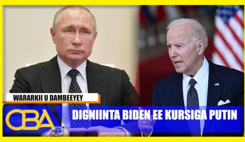 Madaxweynaha Maraykanka: “Putin sii hayn maayo xukunka Ruushka.