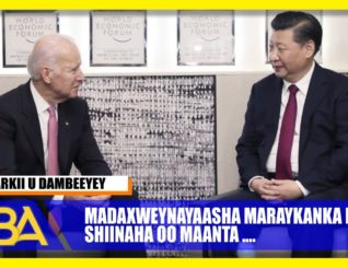 Madaxweynayaasha Maraykanka iyo Shiinaha oo maanta ka wadahadlaya xiisadda Ruushka iyo Ukraine.