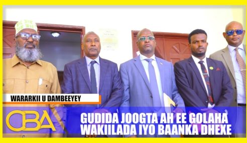 Maxay ka wada-hadleen golaha wakiilada iyo godoomiyaha baanka dhexe ee somaliland ?