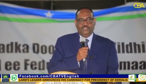 Somalia: Puntland’s leader announces his candidacy for Presidency of Somalia.