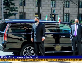 Somaliland President meets with U.S top national security council.