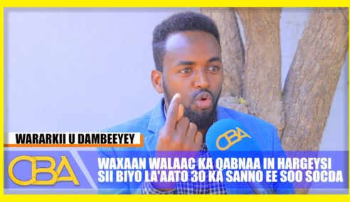 “Waxaan Walaac ka qabnaa 30ka sanno ee soo socda in Hargeysi sii biyo la’aato” Xisbiga Ucid.