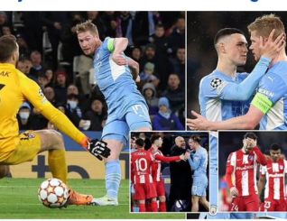 Xiddigii Mucjisada Ku Sameeyey Labada Daqiiqadood, Ceebtii Soo Gaadhay Garoonka & Qiimaynta Ciyaartoyda Kulankii Man City Ku Garaacday Atletico Madrid