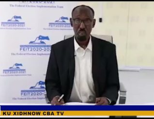 Gudoomiyaha Guddiga Doorashooyinka heer Federaal ee Soomaaliya ayaa war ka soo saaray Xildhibaanada