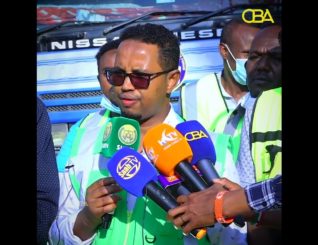 Nadiifinta Suuqa waaheen oo saaka la bilaabay.