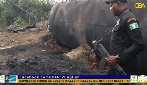 Nigeria: Buhari expresses shock as dozens killed in illegal oil refinery blast