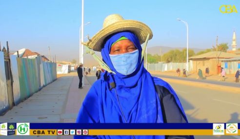 Olole lagu nadiifinayo Jidadka Magaalada Jigjiga.