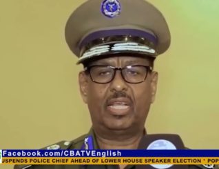 Somalia Interior Minister suspends Police Chief ahead of Lower House Speaker election