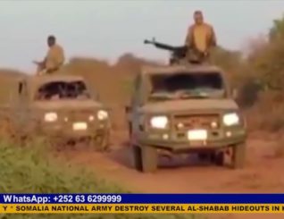Somalia National Army destroy several Al-Shabab hideouts in Hiraan region