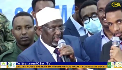 Somalia: Newly elected house speaker to assume office today