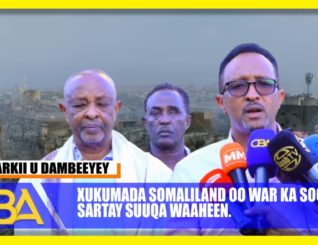 Xukumada Somaliland oo War Cusub ka Soo Saartay Suuqii Gubtay ee Waaheen.