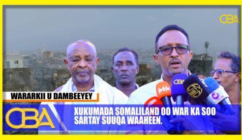 Xukumada Somaliland oo War Cusub ka Soo Saartay Suuqii Gubtay ee Waaheen.