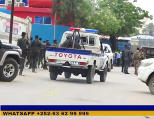 Wararkii ugu danbeeyey Rasaas goosgooska oo wali ka socota Hotel Xayaat ee Muqdisho