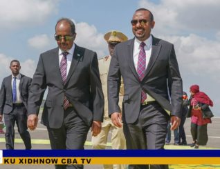 Madaxweynaha Soomaaliya oo Booqasho Rasmi ah Ay uga bilaabatay Dalka Itoobiya.