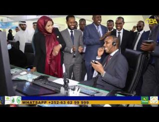 Ra’iisul Wasaare Hamza Abdi Barre, ayaa maanta xarigga ka jaray adeegga duulista hawada Soomaaliya