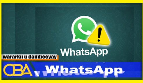 Adeega WhatsApp ayaa markaliya waxa uu joojiyey fariimihii bulshada calaamku isku diraysay