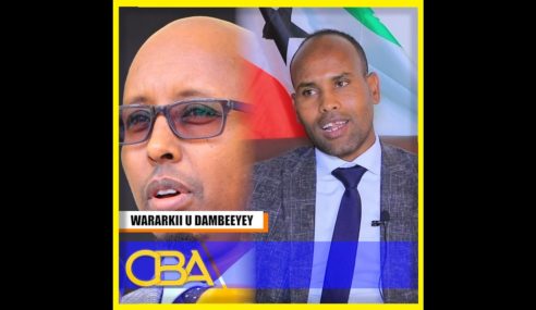 Guddida Arrimaha Dibadda ee G. Wakiiladda Somaliland oo u yeedhay Wasiirka Maal-Gashiga.