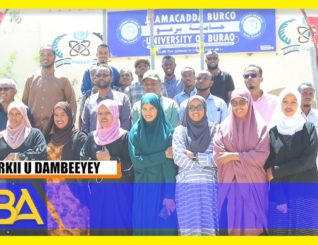 Maamulka Jaamacada Burco Iyo Gudoomiye ku xigeenka Jaamacadda ayaa Sagootiyay arday u baxayday Urdun