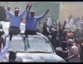 Madaxda Xisbiga Waddani ayaa si weyn magaalada Ceerigaabo loogu soo dhaweeyay