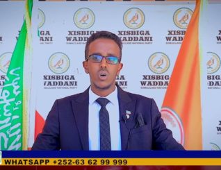 Afhayeenka garabka dhalinyarada Waddani ayaa shacabka ugu baaqay inay qataan kaadhka codaynta.