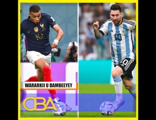 Kooxda dawladda hoose Burco midkee taagereen kulanka Argentina iyo France Finalka koobka aduunka?