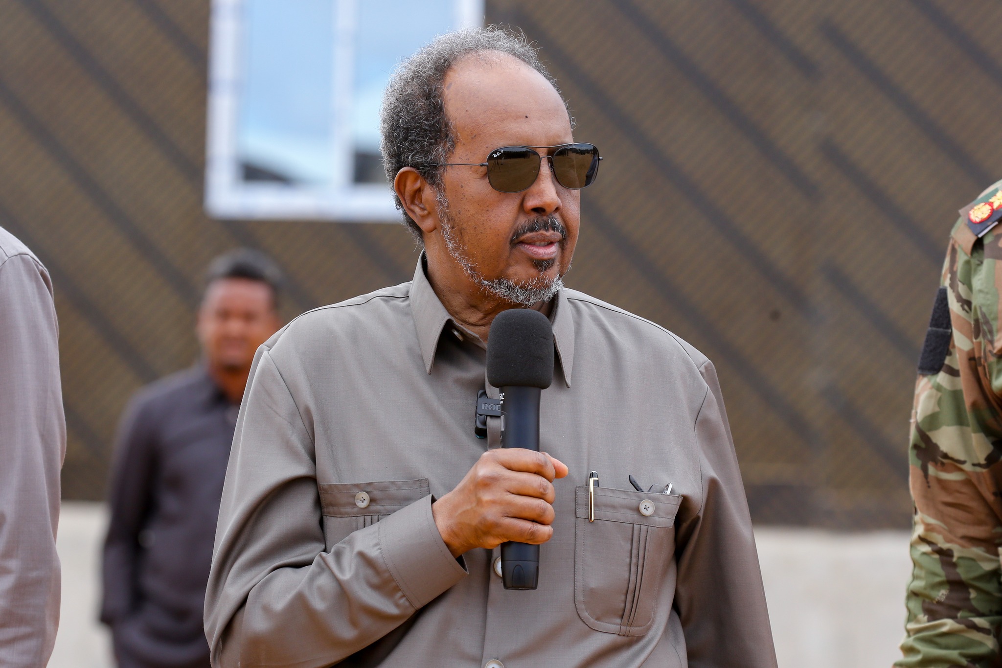 Somalia President visits Army’s military police unit at Hiil-Weyne camp