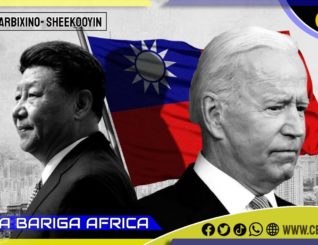 Shiinaha Iyo Maraykanka oo isku khilaafsan booqashada Madaxweynaha Taiwan ee California