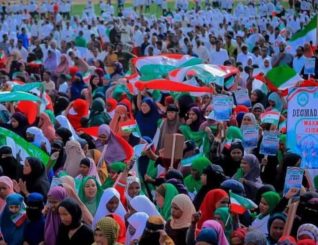 Demonstration Held in Hargeisa in Support of Somaliland Defense Forces
