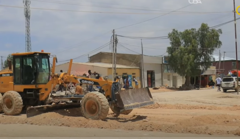 Dowlada Hoose ee dagmada Ceerigaabo ayaa xadhiga ka jartay waddooyin cusub oo laga dhisaya magaalada