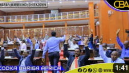 Xildhibaanada Golaha Wakiilada Somaliland ayaa cod aqlibayad ah ku ansixiyey go’aanadii……..