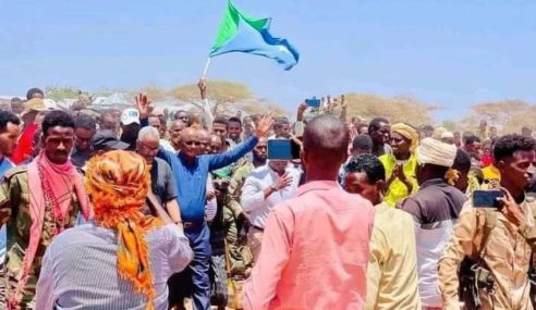 Somalia’s Hiiraan State Self declared President Criticizes Lack of Development Projects in the Region